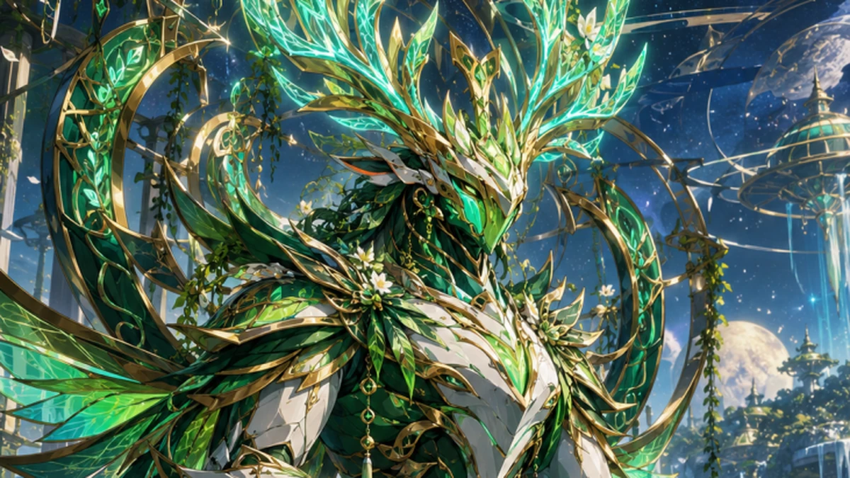 Vaeloryn, the Verdant Astralwarden · #065, a Synaphera Metamonster
