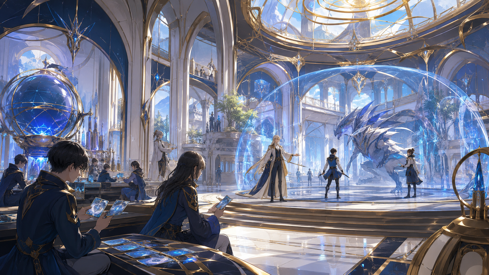 Academia Arx Mintayn as a summoner academy and training university.