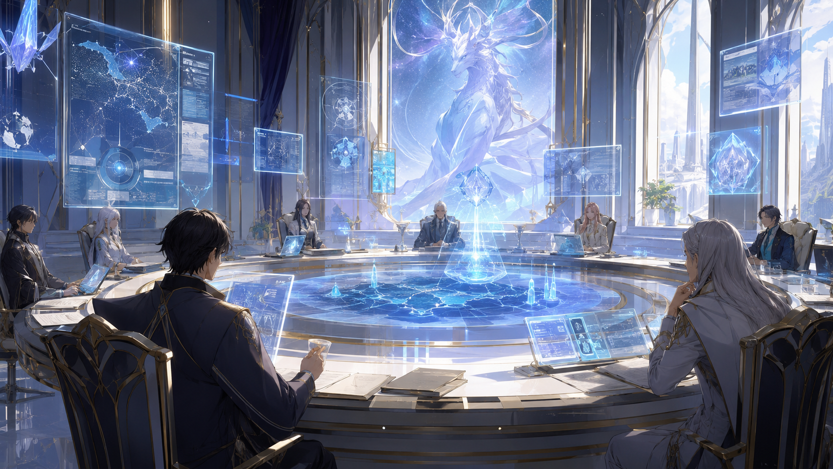 Government of Digital Coexistence chamber overseeing law and safety around Mintayn contact.